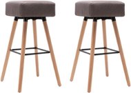 Barové židle 2 ks taupe textil, 249567 - Barová židle