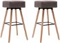 Barové stoličky 2 ks taupe textil, 249567 - Barová stolička