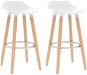 Barové stoličky 2 ks bílé, 289364 - Barová židle