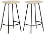 Barové stoličky 2 ks masivní mangovníkové dřevo, 320647 - Barová židle