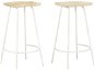 Barové stoličky 2 ks masívne mangovníkové drevo, 320649 - Barová stolička