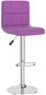 Barová židle fialová umělá kůže, 334227 - Barová židle