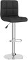 Barová židle černá textil, 334235 - Barová židle
