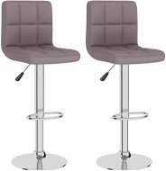 Barové stoličky 2 ks taupe textil, 334248 - Barová stolička