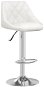 Barová stolička bílá umělá kůže, 335169 - Barová židle