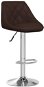 Barová stolička hnědá umělá kůže, 335172 - Barová židle