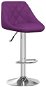 Barová stolička fialová umělá kůže, 335177 - Barová židle
