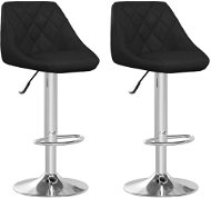 Barová stolička Barové stoličky 2 ks čierne umelá koža, 335180 - Barová židle