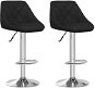 Barové stoličky 2 ks černé umělá kůže, 335180 - Barová židle