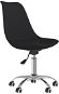 Otočná SHUMEE černá textil, 3085372 - Jídelní židle