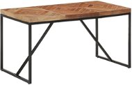 SHUMEE 140 × 70 × 76 cm masívna akácia a mangovník - Jedálenský stôl