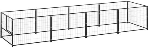 SHUMEE černý 4 m2 ocel, 3082094 - Kotec pro psa - Hlavní obrázek