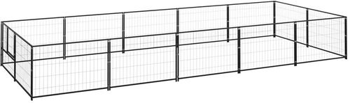 SHUMEE černý 10 m2 ocel, 3082112 - Kotec pro psa - Hlavní obrázek