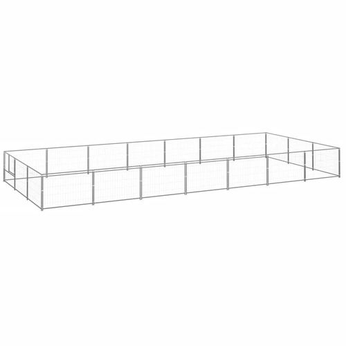 SHUMEE stříbrný 21 m2 ocel, 3082139 - Kotec pro psa - Hlavní obrázek