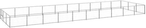 SHUMEE stříbrný 30 m2 ocel, 3082142 - Kotec pro psa - Hlavní obrázek