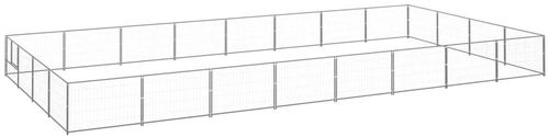 SHUMEE stříbrný 32 m2 ocel, 3082154 - Kotec pro psa - Hlavní obrázek