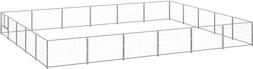 SHUMEE stříbrný 30 m2 ocel, 3082164 - Kotec pro psa - Hlavní obrázek