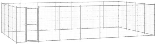 Venkovní SHUMEE pozinkovaná ocel 33,88 m2, 3082320 - Kotec pro psa - Hlavní obrázek