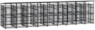 Venkovní SHUMEE se střechou ocel 16,59 m2, 3097954 - Kotec pro psa