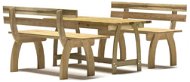 3-dielna záhradná jedálenská súprava impregnované borovicové drevo, 3096602 - Záhradný nábytok