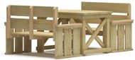 3-dielna záhradná jedálenská súprava impregnované borovicové drevo, 3096616 - Záhradný nábytok