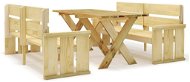 3dílný zahradní jídelní set impregnované borové dřevo, 3096626 - Zahradní nábytek