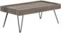 BELIANI 100 × 60 cm šedé dřevo WELTON - Konferenční stolek