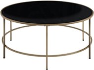 BELIANI černý / zlatý FLORENCE - Konferenční stolek