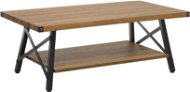 BELIANI tmavé drevo 100 × 55 cm CARLIN - Konferenčný stolík