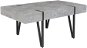 BELIANI ve světle šedém/betonovém odstínu ADENA - Konferenční stolek