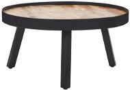 BELIANI ze světlého mangového dřeva s černou WAKITA - Konferenční stolek