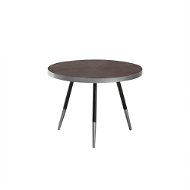 Kavárenský tmavěhnědo-stříbrný RAMONA - Konferenční stolek