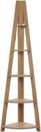 Rohová rebríková BELIANI svetlé drevo MOBILE SOLO - Regál