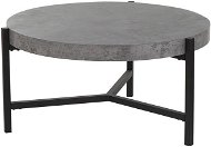 Kávový BELIANI šedý imitace betonu BONITA - Odkládací stolek