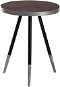 BELIANI tmavěhnědo-stříbrný RAMONA - Odkládací stolek