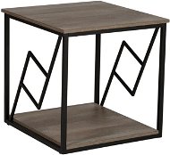 BELIANI v barvě tmavého dřeva FORRES - Odkládací stolek