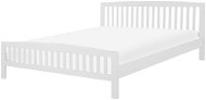 BELIANI postel CASTRES 180 × 200 cm, dřevěná, bílá - Postel