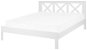 BELIANI postel TANNAY 160 × 200 cm, dřevěná, bílá - Postel