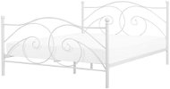 BELIANI postel DINARD 160 × 200 cm, kovová, bílá - Postel
