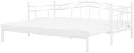 BELIANI postel TULLE 90 × 200 cm, kovová, bílá - Postel