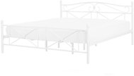 BELIANI postel RODEZ 180 × 200 cm, kovová, bílá - Postel