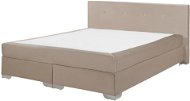 BELIANI postel CONSUL 180 × 200 cm, eko kůže, béžová - Postel