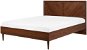 BELIANI postel MIALET 140 × 200 cm, tmavé dřevo - Postel