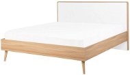 BELIANI postel SERRIS 140 × 200 cm, dřevěná, světle hnědá - Postel