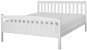 BELIANI postel GIVERNY 140 × 200 cm, dřevěná, bílá - Postel