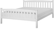 BELIANI postel GIVERNY 160 × 200 cm, dřevěná, bílá - Postel