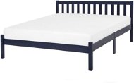 BELIANI postel FLORAC 160 × 200 cm, dřevěná, tmavě modrá - Postel
