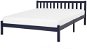 BELIANI postel FLORAC 180 × 200 cm, dřevěná, tmavě modrá - Postel