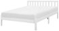 BELIANI postel FLORAC 160 × 200 cm, dřevěná, bílá - Postel