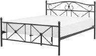 BELIANI postel RODEZ 180 × 200 cm, kovová, černá - Postel